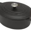 Le Creuset Signature Braadpan Ovaal 4,1 Liter ø 27 Cm Gietijzer Matzwart
