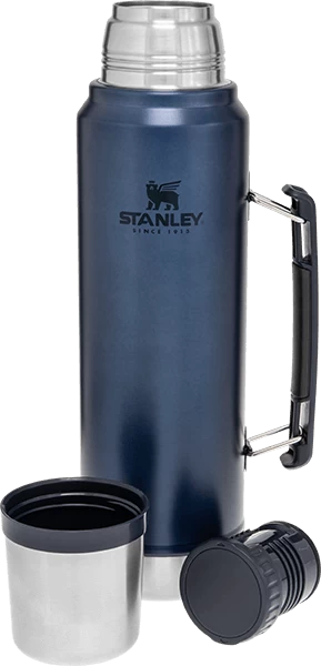 Stanley Classic Thermosfles 1 Liter Donkerblauw 3 Stanley Classic Thermosfles 1 Liter Donkerblauw - Afbeelding 3