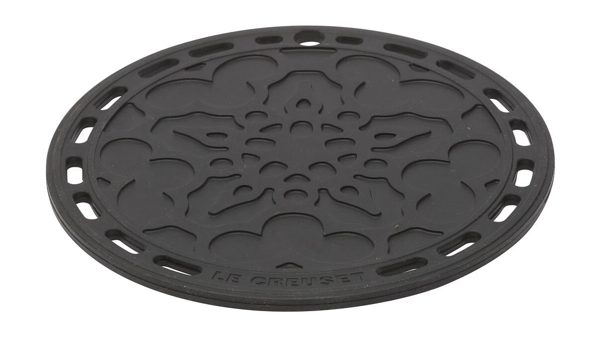 Le Creuset Pannenonderzetter ø 20 Cm Silicone Zwart 1 Le Creuset Pannenonderzetter ø 20 Cm Silicone Zwart