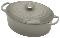 Le Creuset Signature Braadpan Ovaal 4,7 Liter ø 29 Cm Gietijzer Mist Grey