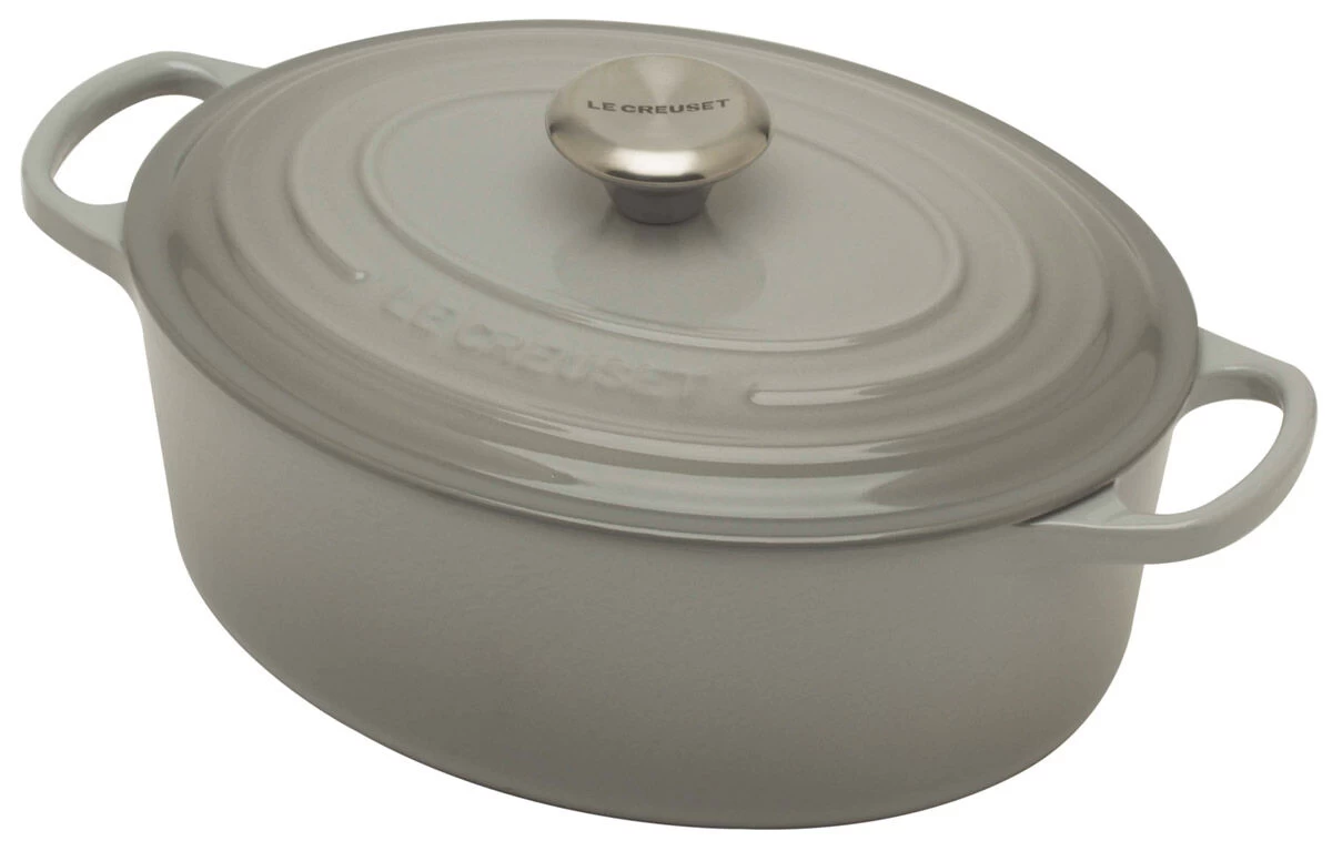 Le Creuset Signature Braadpan Ovaal 4,7 Liter ø 29 Cm Gietijzer Mist Grey