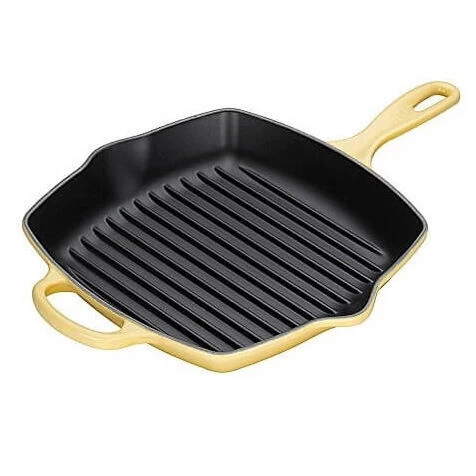 Le Creuset Skillet Grill Vierkant 26 Cm Gietijzer Soleil