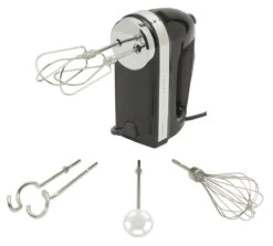 KitchenAid Handmixer Met Accessoires Kunststof Zwart 8-delig