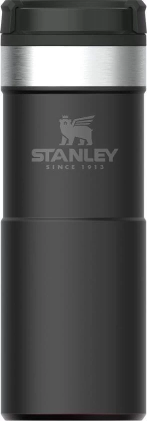 Stanley The NeverLeak Travel Mug 470 Ml Matte Black Pebble 1 Stanley The NeverLeak Travel Mug 470 Ml Matte Black Pebble