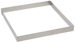 De Buyer Geperforeerde Taartring Vierkant 20 X 20 Cm 2 Cm Ho