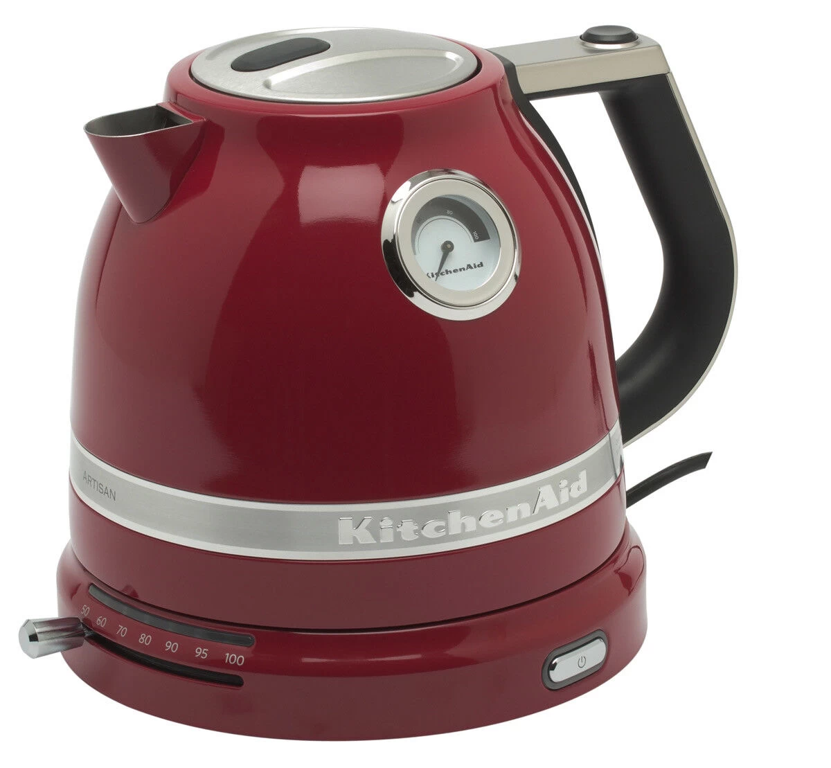 KitchenAid Artisan Waterkoker 1,5 Liter Aluminium Keizerrood 1 KitchenAid Artisan Waterkoker 1,5 Liter Aluminium Keizerrood