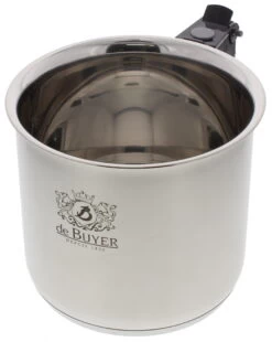 De Buyer Au-bain-mariepan ø 16 Cm 1,5 L Rvs Zwart