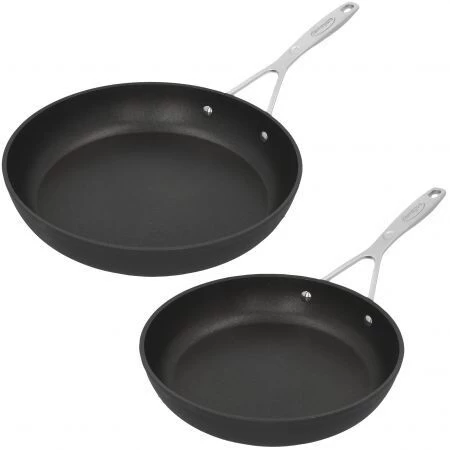 Demeyere Alu Industry Duraslide Koekenpannenset 24 + 28 Cm 1 Demeyere Alu Industry Duraslide Koekenpannenset 24 + 28 Cm