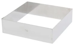 De Buyer Taartring Vierkant 16 Cm Rvs