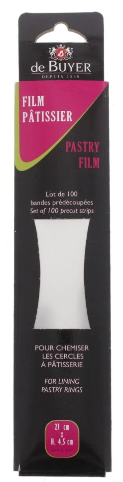 De Buyer Cellofaan Strips 27 X 4,5 Cm 100 Stuks