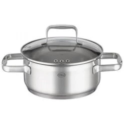Rösle Charm Lage Kookpan Met Glasdeksel ø 20 Cm Rvs