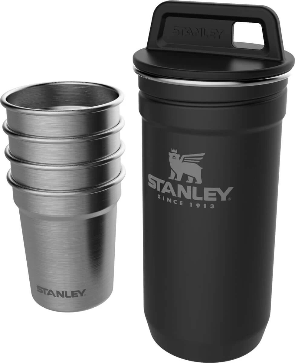 Stanley Adventure SS Shotglazenset Mat Zwart 5-delig 1 Stanley Adventure SS Shotglazenset Mat Zwart 5-delig