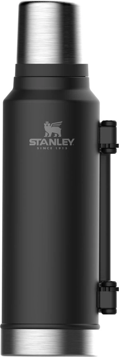 Stanley Classic Thermosfles 1,4 Liter Mat Zwart 1 Stanley Classic Thermosfles 1,4 Liter Mat Zwart