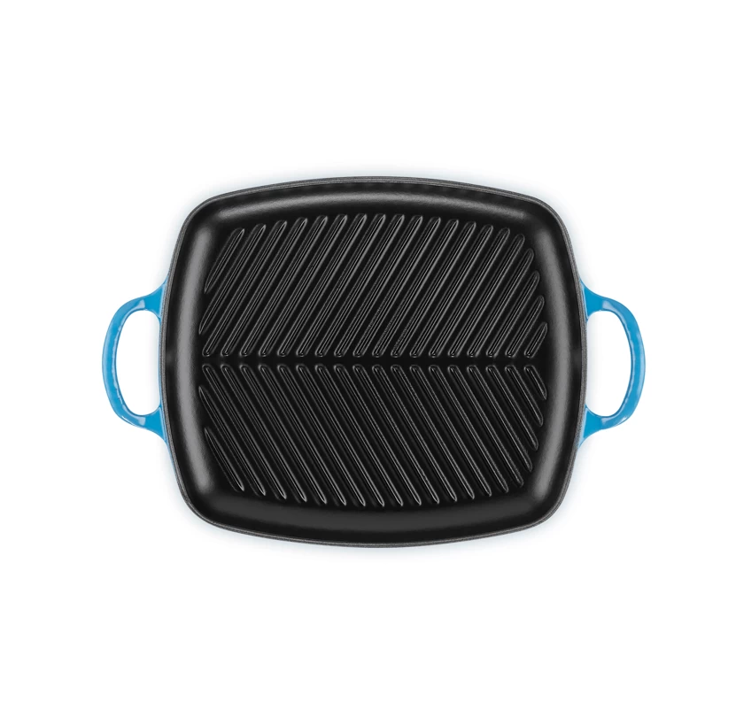 Le Creuset Rechthoekige Grill 30 Cm Gietijzer Azure 3 Le Creuset Rechthoekige Grill 30 Cm Gietijzer Azure - Afbeelding 3
