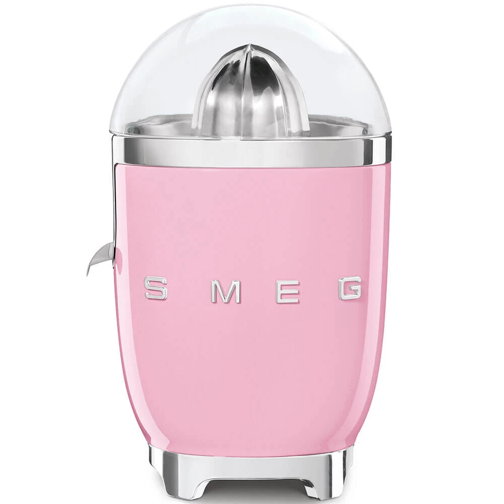 Smeg Elektrische Citruspers 28 Cm Aluminium Roze 1 Smeg Elektrische Citruspers 28 Cm Aluminium Roze