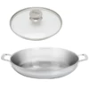 Demeyere Multifunction Koekenpan ø 24 Cm Rvs Met Gratis Glasdeksel
