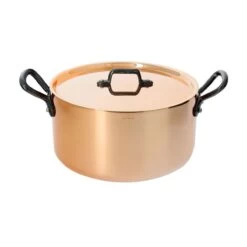 De Buyer Prima Matera Induction Kookpan ø 24 Cm Koper Met Gietijzeren Greep