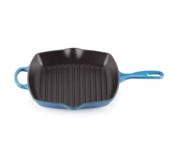 Le Creuset Vierkante Grill 30 Cm Gietijzer Azure