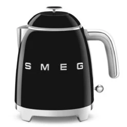 Smeg 50's Style Mini Waterkoker 800 Ml Staal Zwart