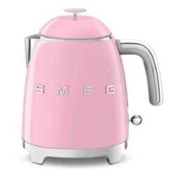 Smeg 50's Style Mini Waterkoker 800 Ml Staal Roze