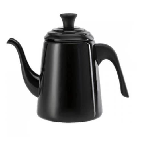 Le Creuset Barista Ketel 700 Ml Staal Glanzend Zwart