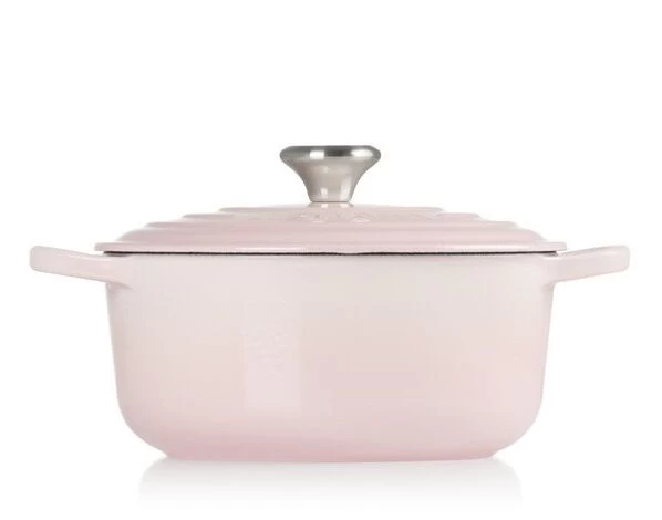 Le Creuset Signature Braadpan 4,2 Liter ø 24 Cm Gietijzer Shell Pink 1 Le Creuset Signature Braadpan 4,2 Liter ø 24 Cm Gietijzer Shell Pink