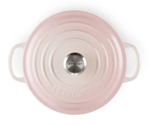 Le Creuset Signature Braadpan 4,2 Liter ø 24 Cm Gietijzer Shell Pink 4 Le Creuset Signature Braadpan 4,2 Liter ø 24 Cm Gietijzer Shell Pink - Afbeelding 4