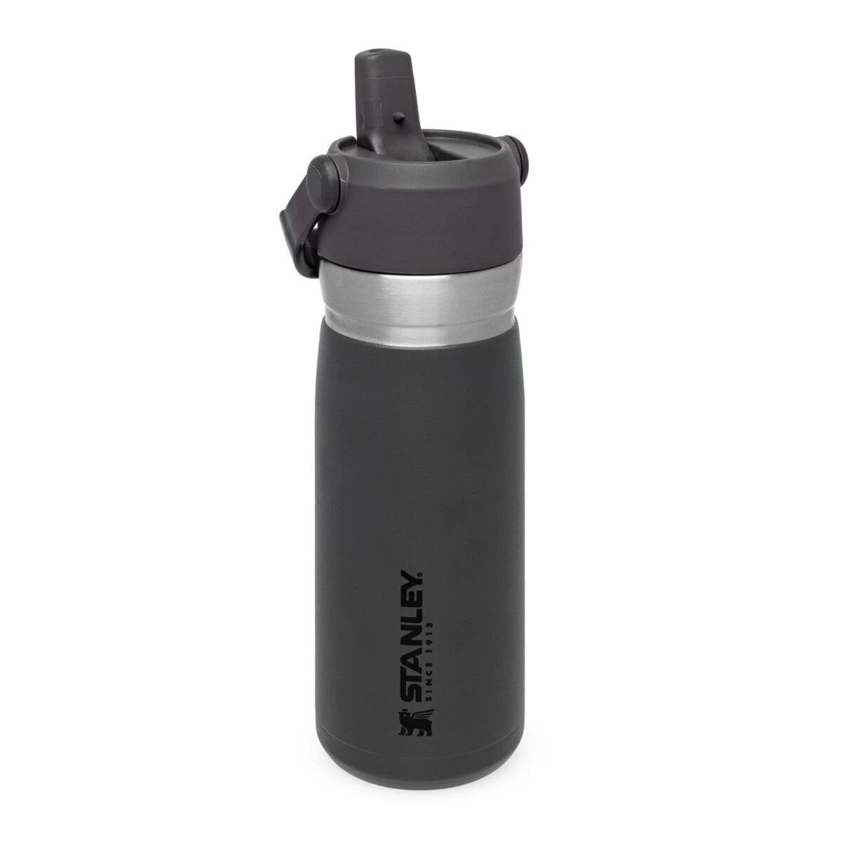 Stanley The IceFlow Flip Straw Water Bottle 650 Ml Charcoal 1 Stanley The IceFlow Flip Straw Water Bottle 650 Ml Charcoal